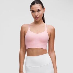 Lululemon Strawberry MilkshakeLike a Cloud Longline Bra *Light Support, B/C Cup